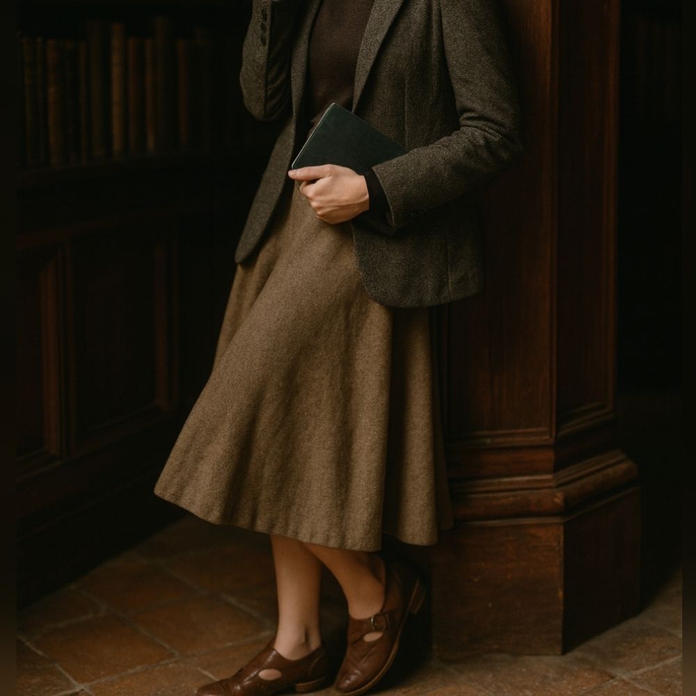 Clarks Women's 8 Zyris Vienna/W-tip Dress Shoes Mary Janes Buckles Brown Brogue